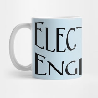 Electrical Engineer Distorted Text Mug